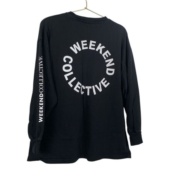 Asos Design Womens 4 Blck Weekend Collective Crew Neck‎ Long Sleeve WP284 - Picture 3 of 6